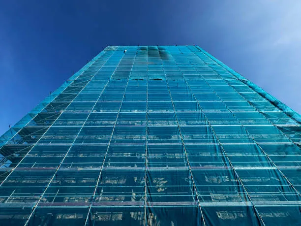 Construction safety netting